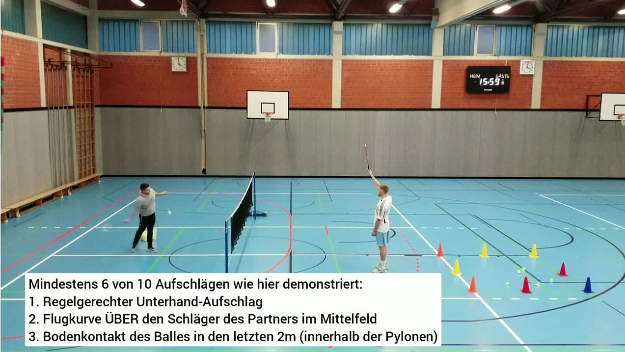 Eignungsprüfung Sport Rückschlagspiele